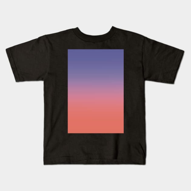 Color transition contrast Kids T-Shirt by Holailustra